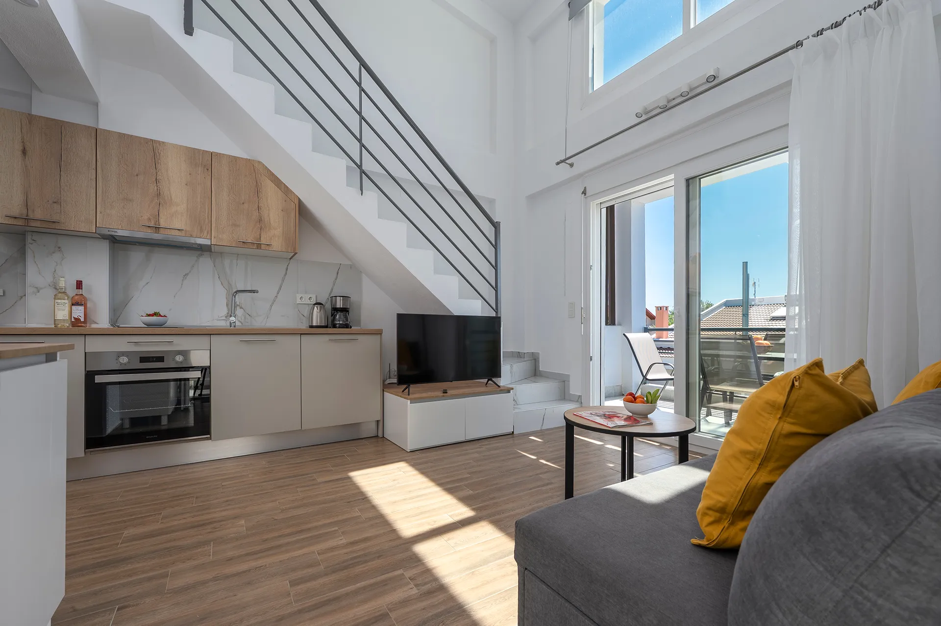 Sea La Vie Villas-Two Level Apartment Irida Complex dnevna soba